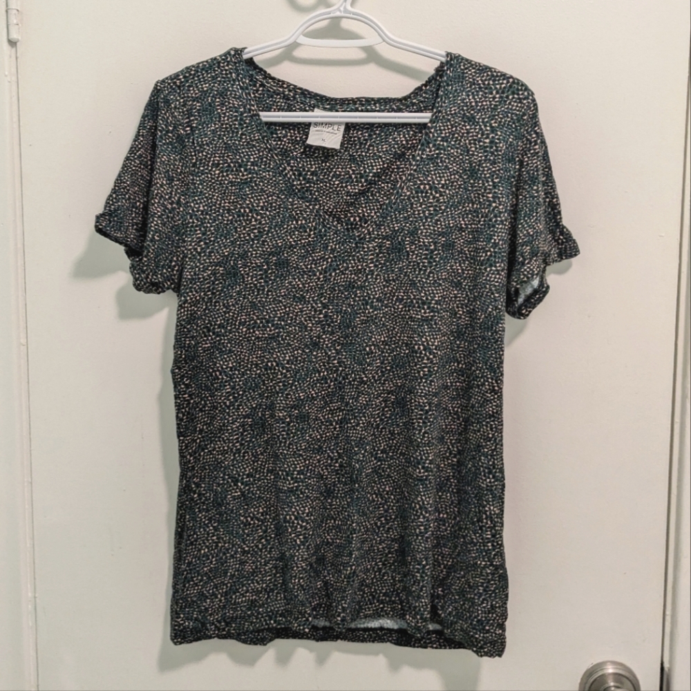 SIMPLE V Neck T Shirt